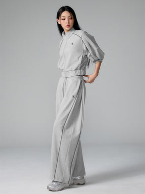 パイピングライン バルーン ワイドパンツ (単品)