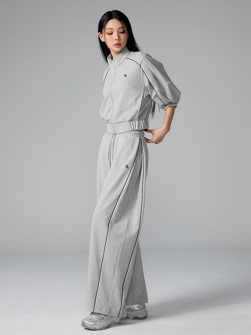 パイピングライン バルーン ワイドパンツ (単品)