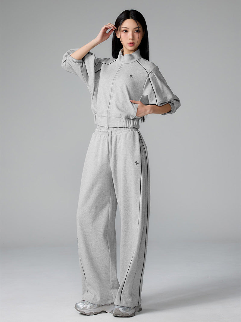 パイピングライン バルーン ワイドパンツ (単品)