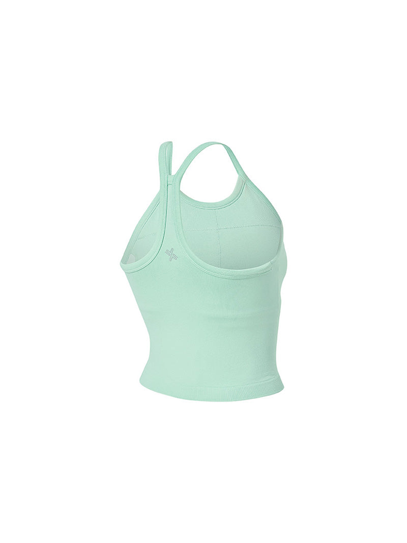 エア シームレス ホルターネック クロップ丈 ブラトップ (単品)