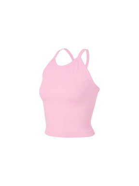 エア シームレス ホルターネック クロップ丈 ブラトップ (単品)