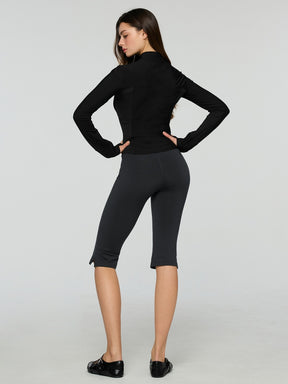 トリコット メッシュ切り替え ジップアップ ジャケット