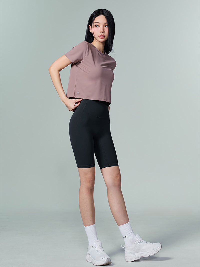 BLACK LABEL シグネチャー パワーライズ 4.5分丈 レギンス