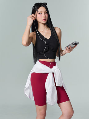 BLACK LABEL シグネチャー パワーライズ 4.5分丈 レギンス