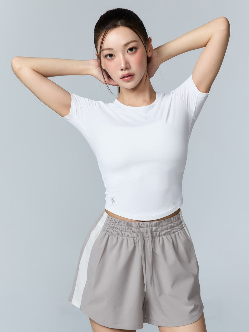 ブリーザブル メッシュ 背中ねじり 半袖