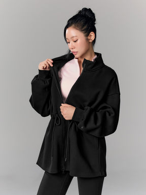 ウォームソフト ロング丈 ハイネック ジップアップ (単品)