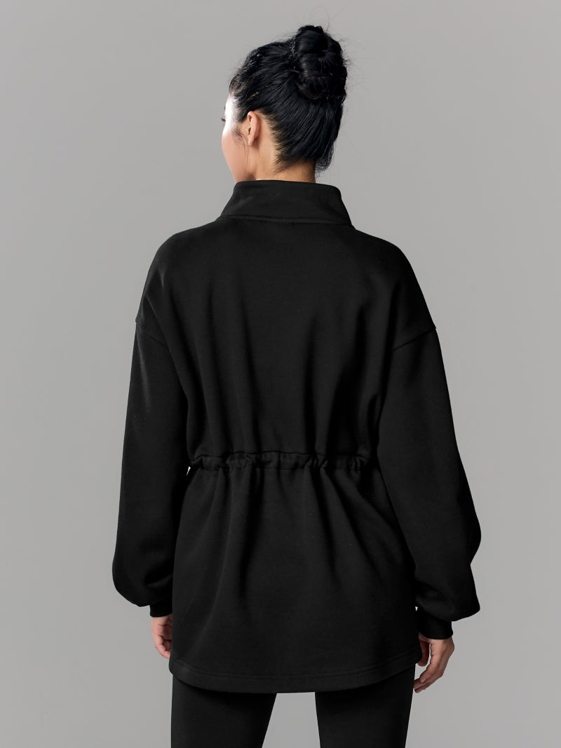 ウォームソフト ロング丈 ハイネック ジップアップ (単品)