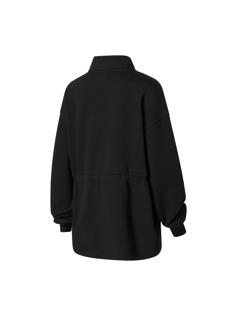 ウォームソフト ロング丈 ハイネック ジップアップ (単品)