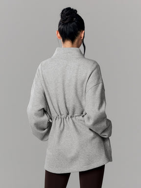 ウォームソフト ロング丈 ハイネック ジップアップ (単品)