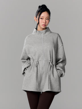 ウォームソフト ロング丈 ハイネック ジップアップ (単品)