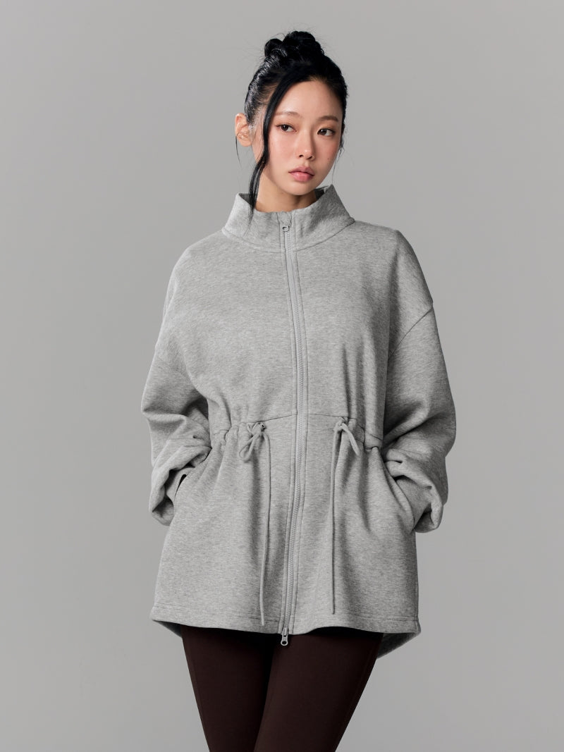 ウォームソフト ロング丈 ハイネック ジップアップ (単品)