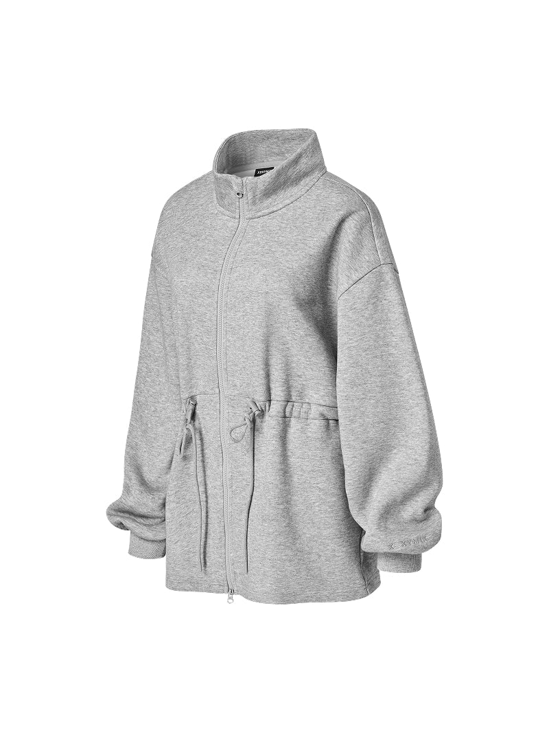 ウォームソフト ロング丈 ハイネック ジップアップ (単品)