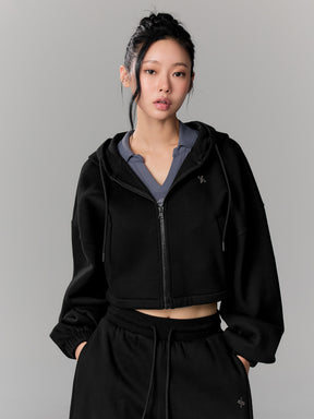 ウォームソフト オーバーサイズ ジップアップパーカー (単品)