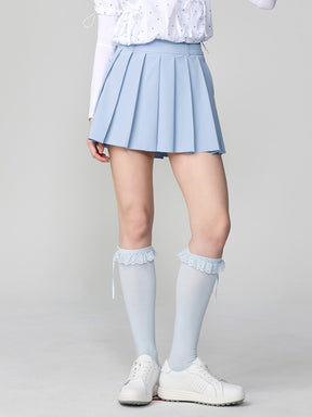 滑り止め付き レース ハイソックス