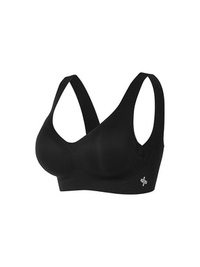 クラウド 接触冷感 ワイヤレス シームレスブラ (単品)
