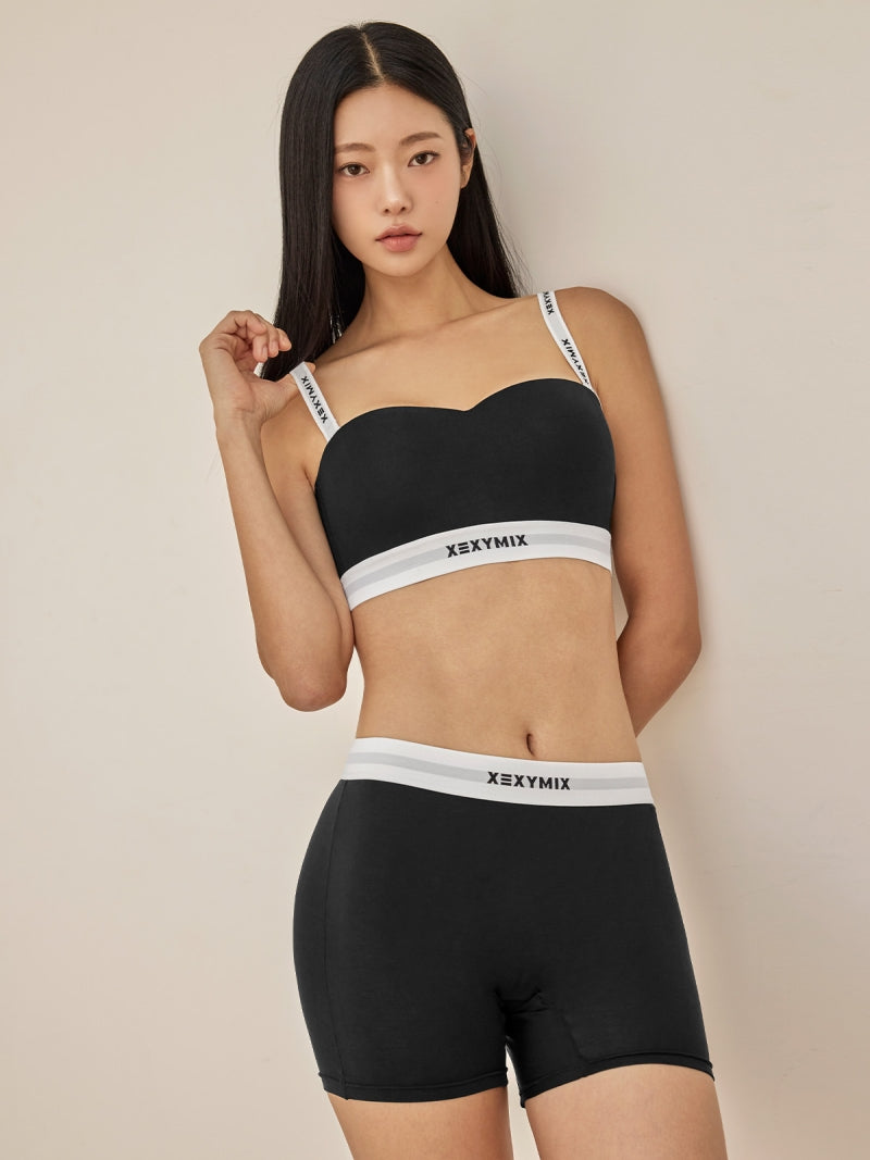 テンセル コージー オフショルダー ブラ