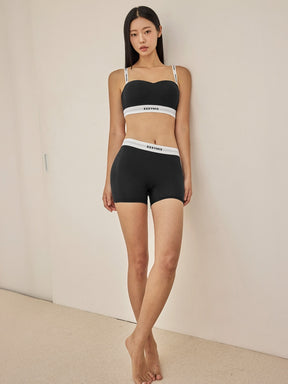 テンセル コージー オフショルダー ブラ