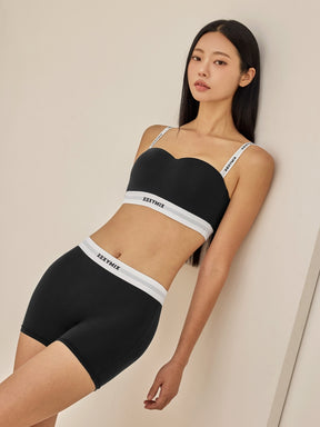 テンセル コージー オフショルダー ブラ