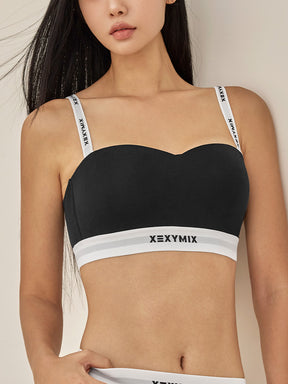 テンセル コージー オフショルダー ブラ