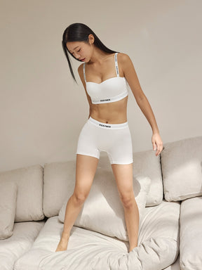 テンセル コージー オフショルダー ブラ