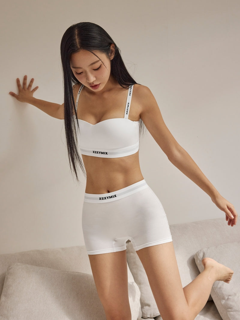 テンセル コージー オフショルダー ブラ