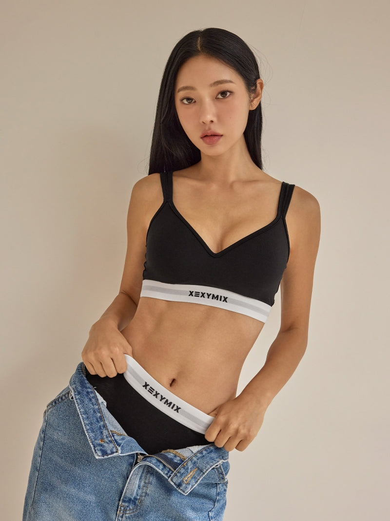 テンセル コージー ハートネック ブラ