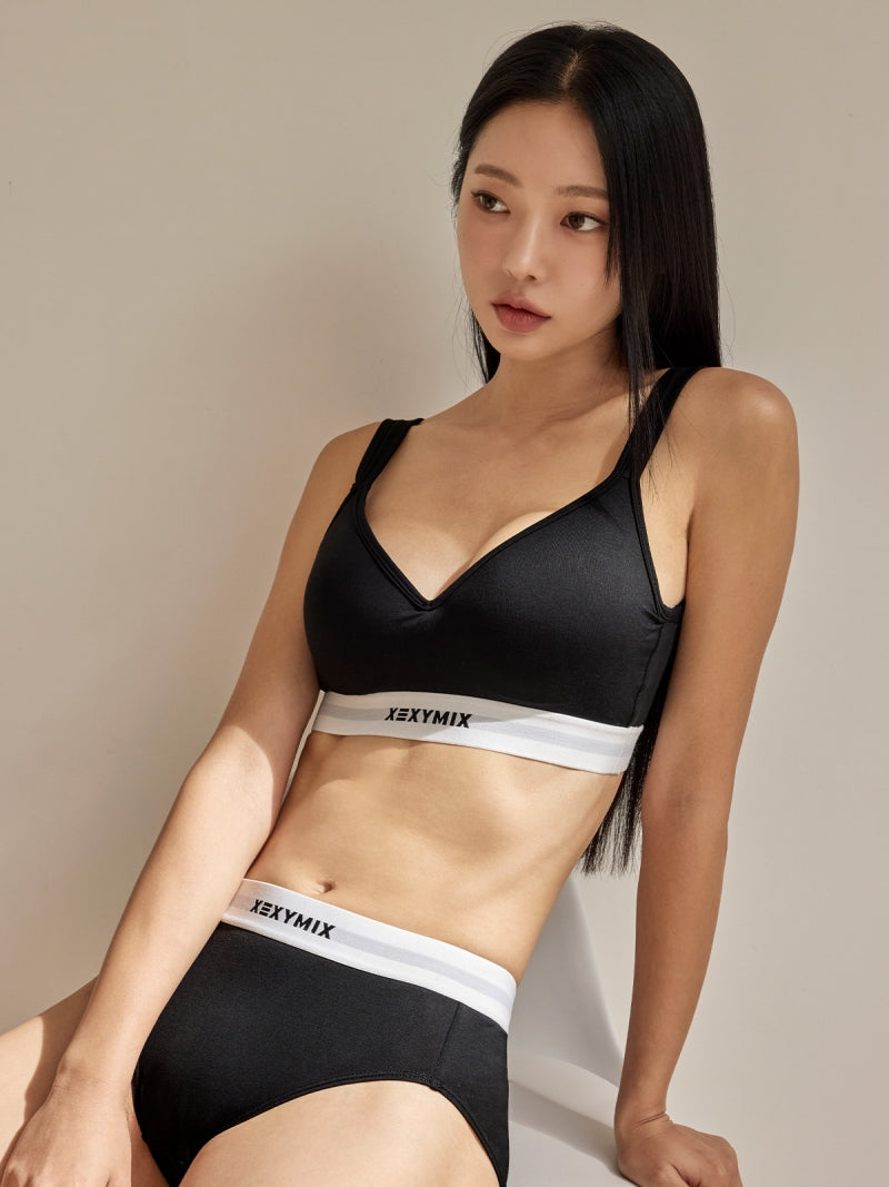 テンセル コージー ハートネック ブラ