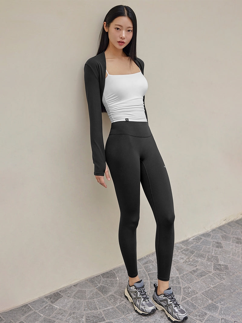 モアスムーズ シャーリング入り タンクトップ パッド付き