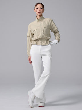 XGFJK01J1 ポケット付き 袖取り外し 2WAY ウィンドジャケット