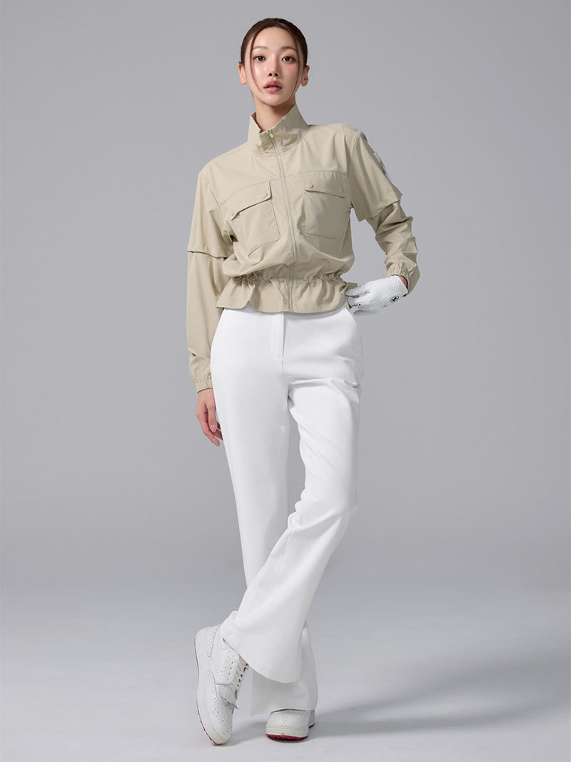 XGFJK01J1 ポケット付き 袖取り外し 2WAY ウィンドジャケット