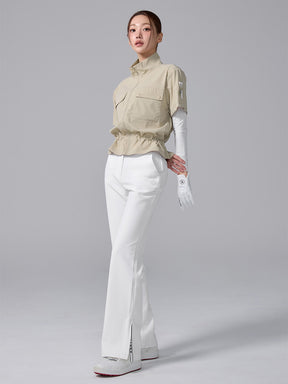 XGFJK01J1 ポケット付き 袖取り外し 2WAY ウィンドジャケット