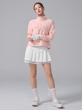 XGFJK01J1 ポケット付き 袖取り外し 2WAY ウィンドジャケット