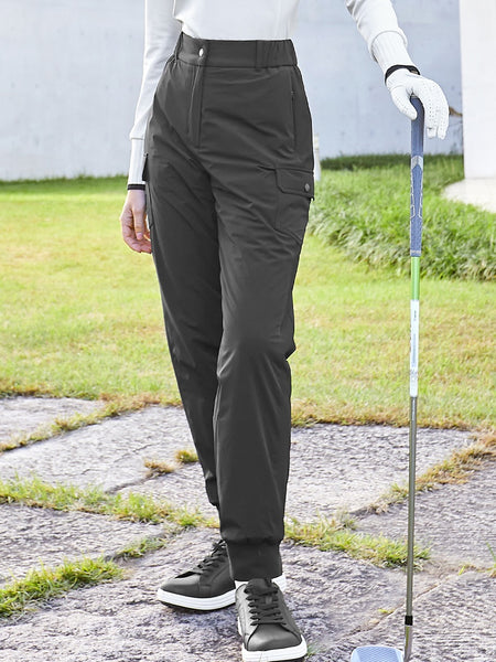USAロゴ グレー ゴルフパンツ ルコックスポルティフ ゴルフ le coq sportif golf ストレスマッピング