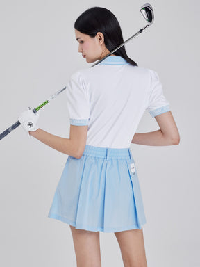 XGFSK06J2 サイドメッシュ インナー付き プリーツスカート