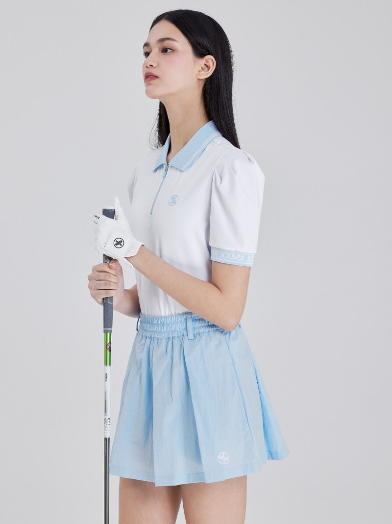 XGFSK06J2 サイドメッシュ インナー付き プリーツスカート