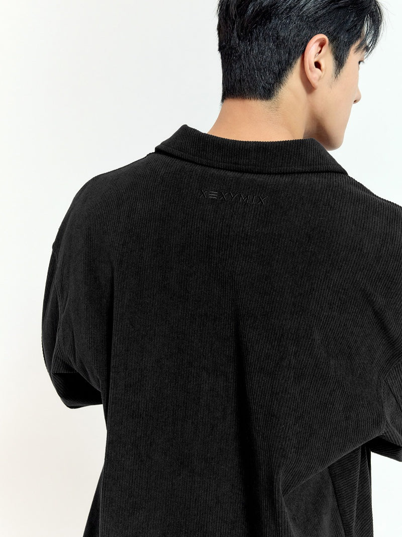 コーデュロイ ビッグポケット シャツジャケット