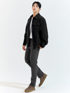 コーデュロイ ビッグポケット シャツジャケット