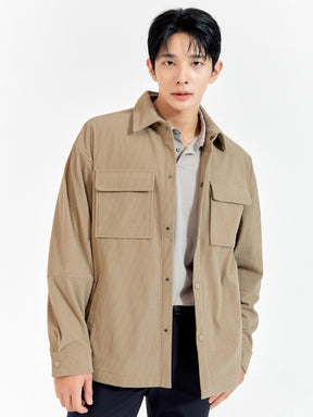 コーデュロイ ビッグポケット シャツジャケット
