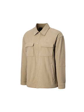 コーデュロイ ビッグポケット シャツジャケット