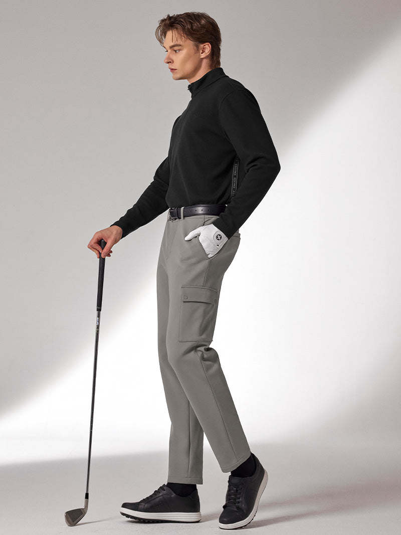 コーデュロイライク カーゴ ジョガーパンツ