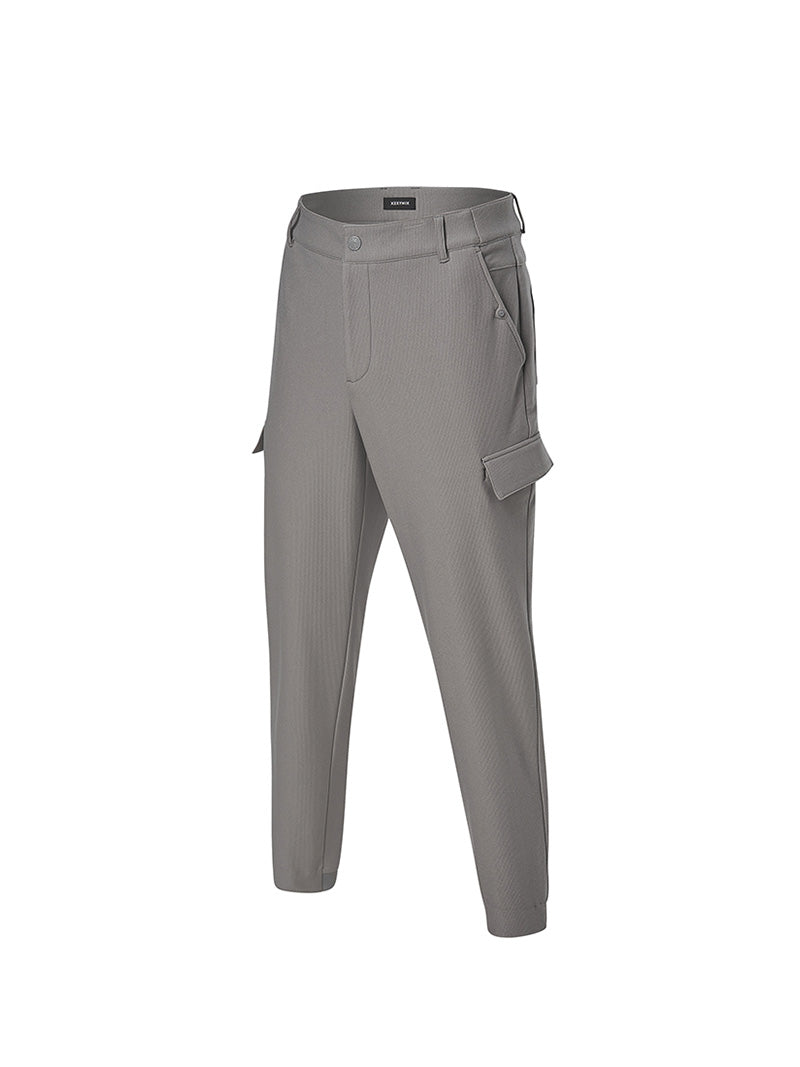 コーデュロイライク カーゴ ジョガーパンツ