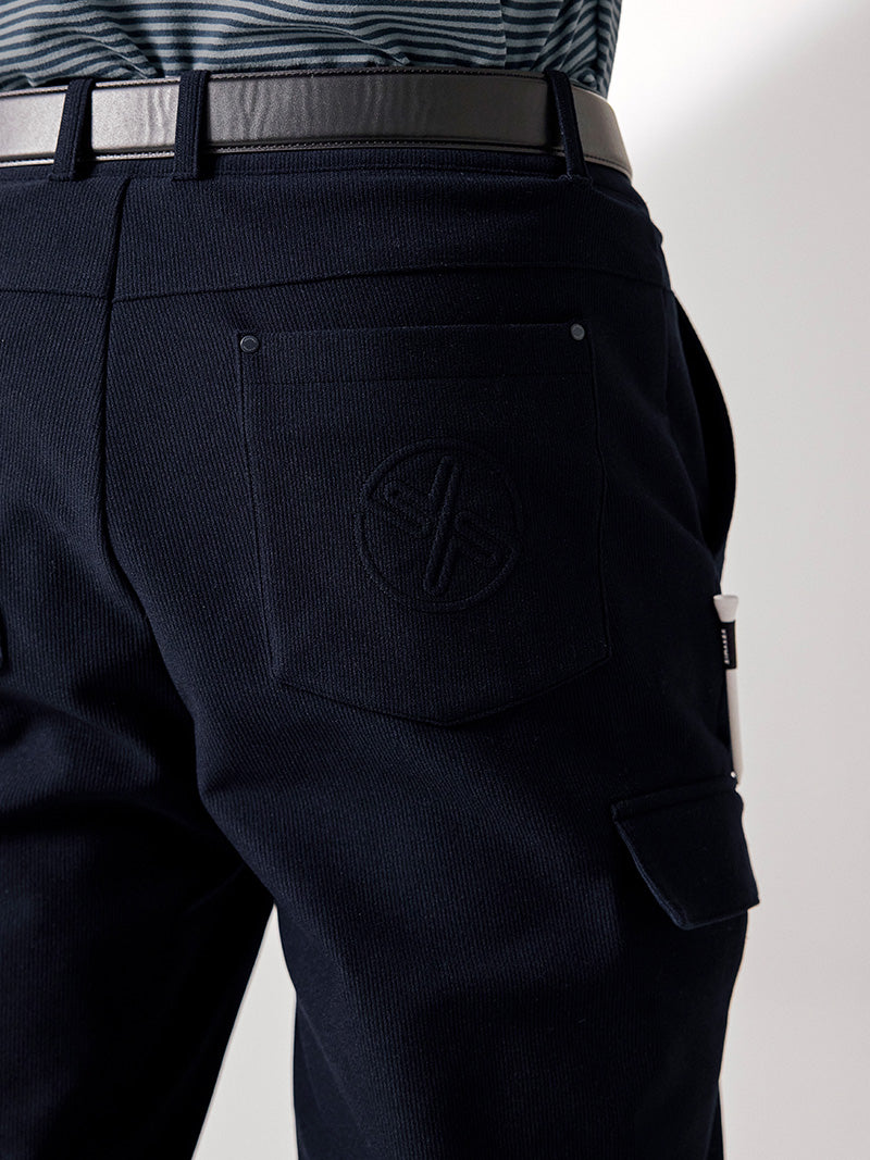 コーデュロイライク カーゴ ジョガーパンツ