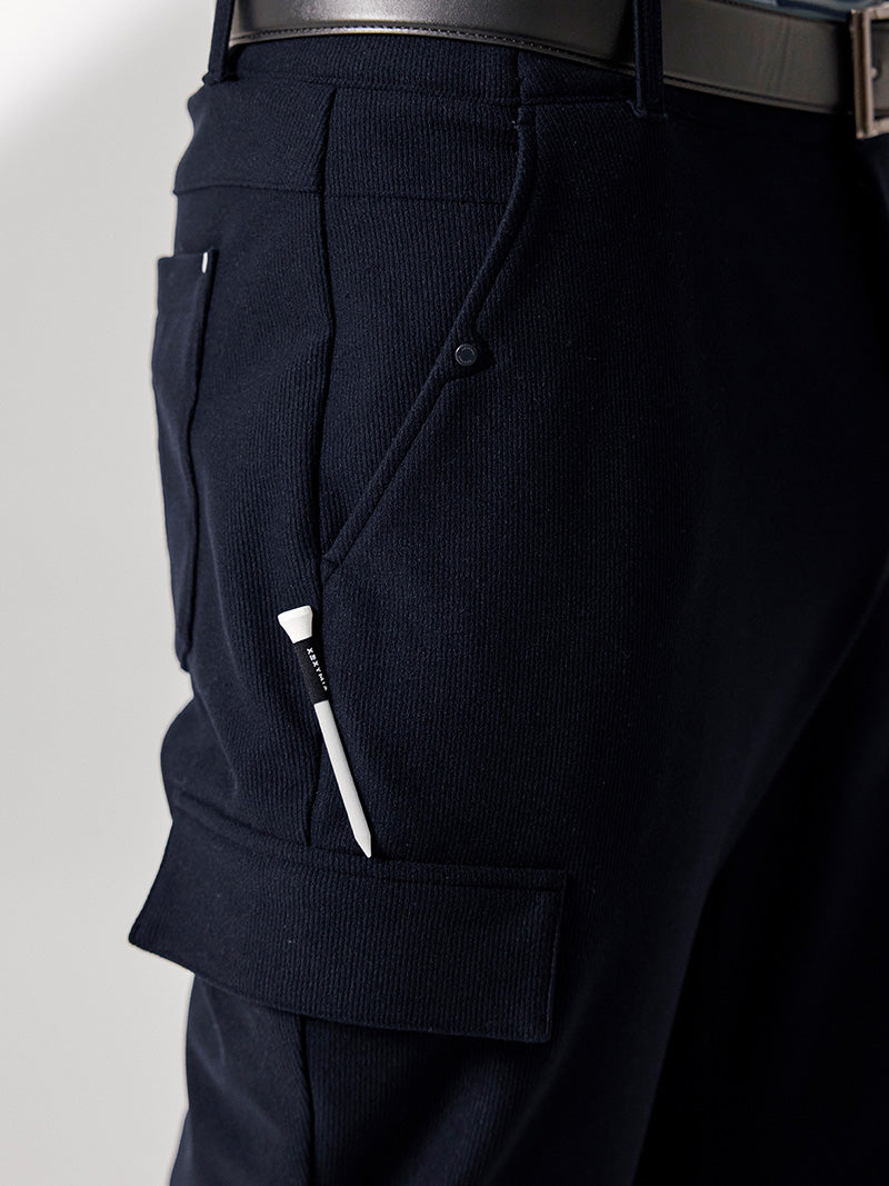 コーデュロイライク カーゴ ジョガーパンツ