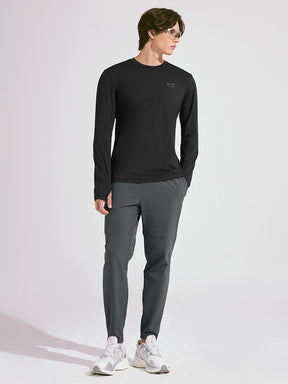 裏起毛 ストレッチ ジョガーパンツ + レギンス