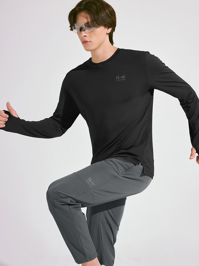 裏起毛 ストレッチ ジョガーパンツ + レギンス