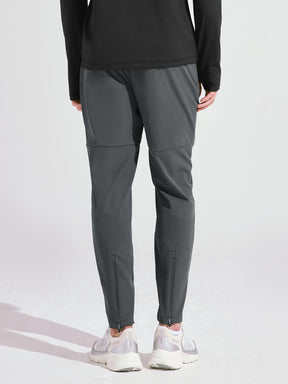 裏起毛 ストレッチ ジョガーパンツ + レギンス