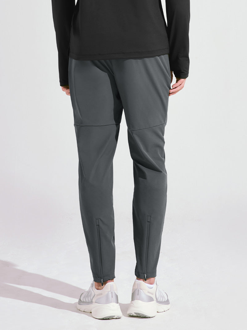 裏起毛 ストレッチ ジョガーパンツ + レギンス