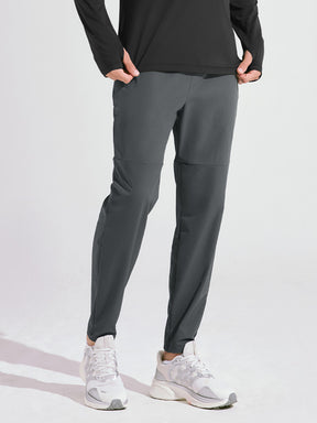 裏起毛 ストレッチ ジョガーパンツ + レギンス