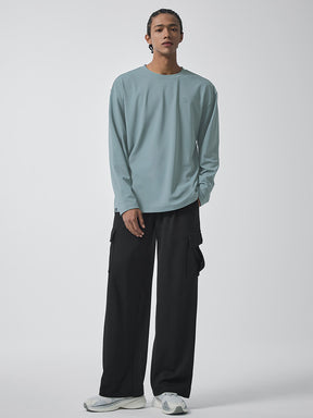 ファインコットン カーゴ ワイドパンツ (単品)