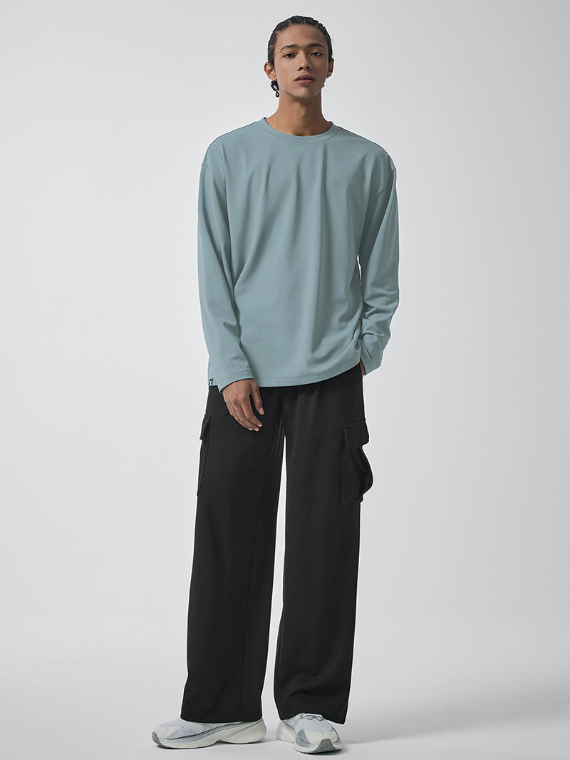 ファインコットン カーゴ ワイドパンツ (単品)